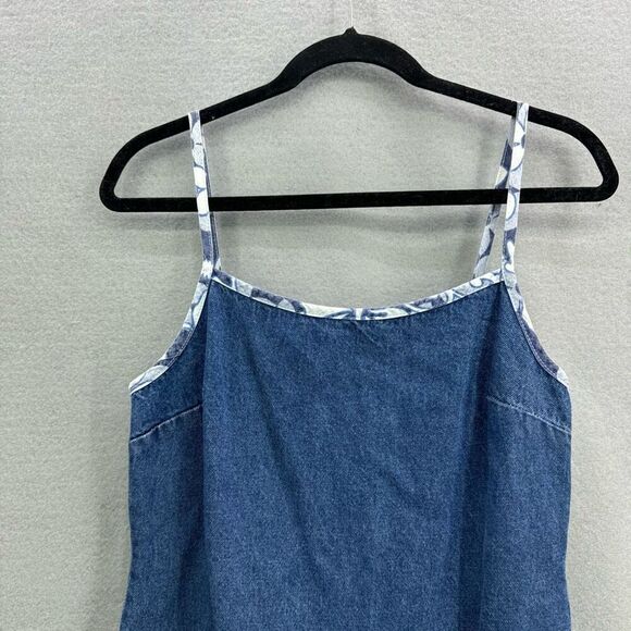 Vintage Y2K Jalate Denim Beaded Mini Sheath Dress Size 11 - Picture 3 of 10